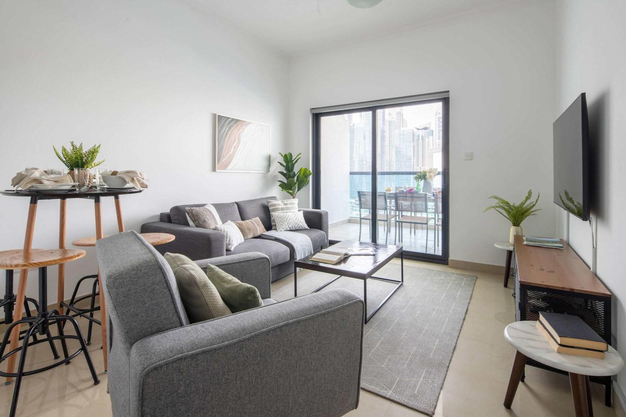 Apartamento Frank Porter - Time Place Tower Dubái Exterior foto